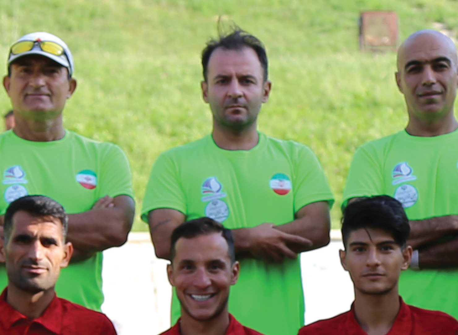 سعید اسکندری در کنار تیم ملی دو و میدانی